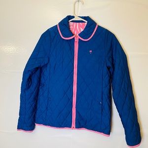 Lilly Pulitzer Minnie Girls Coat Jacket Reversible